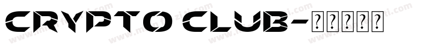 CRYPTO CLUB字体转换